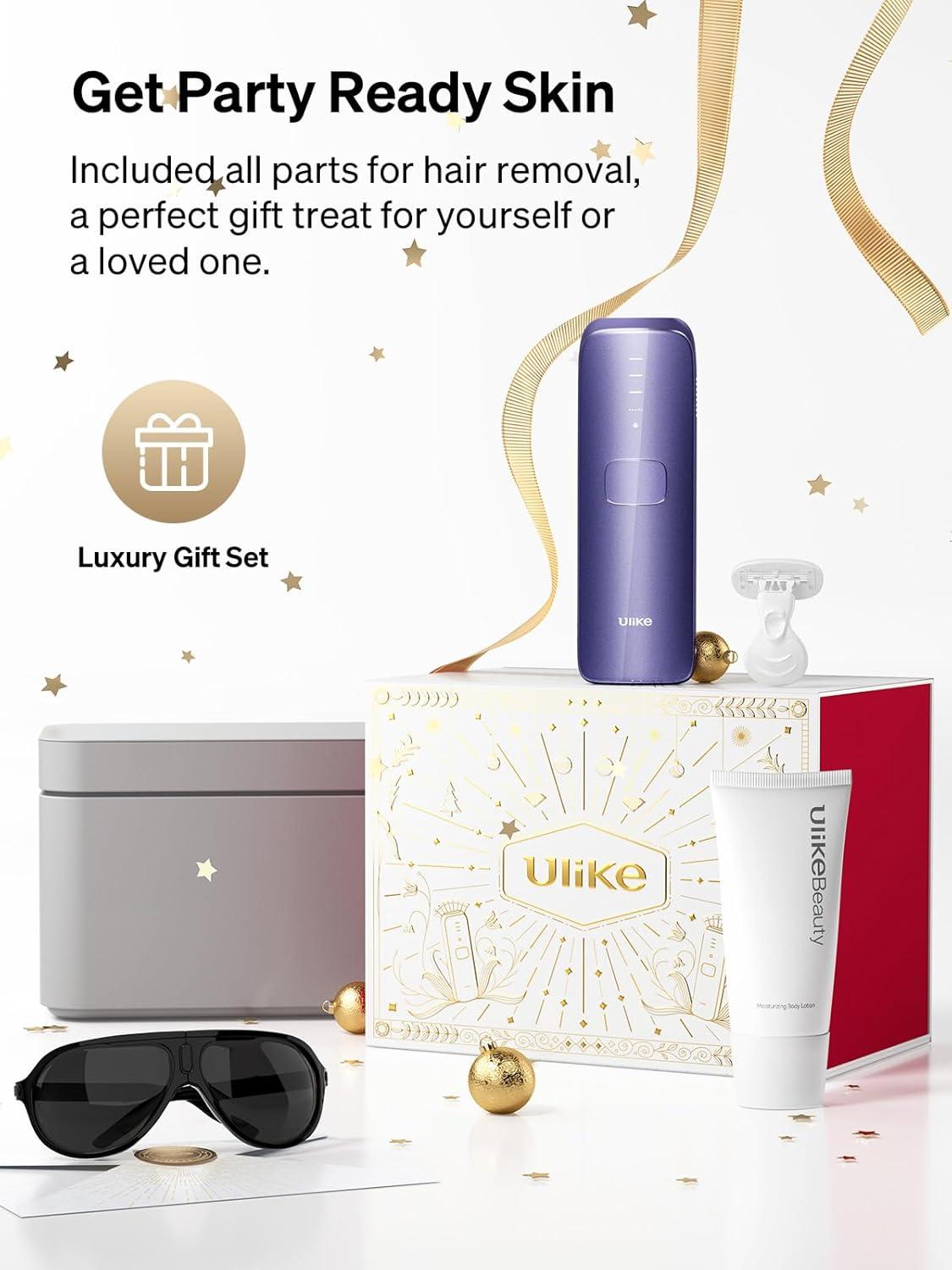 image:imageUlike Laser Hair Removal Air 3 IPL Hair Removal with Gift Set Sapphire IceCooling for Nearly Painless Treatment amp LongLasting Hair Removal Results Safe for Whole Body Use