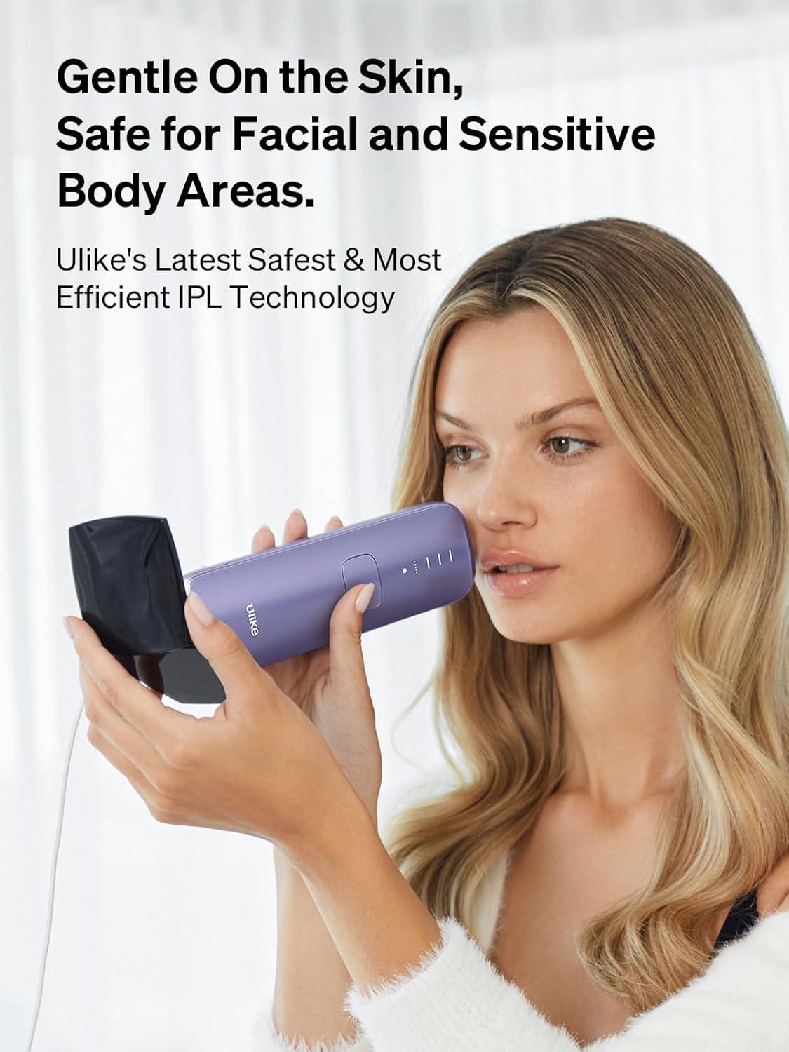 image:imageUlike Laser Hair Removal Air 3 IPL Hair Removal with Gift Set Sapphire IceCooling for Nearly Painless Treatment amp LongLasting Hair Removal Results Safe for Whole Body Use