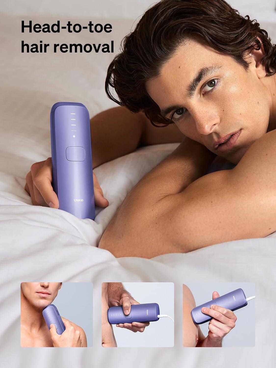 image:imageUlike Laser Hair Removal Air 3 IPL Hair Removal with Gift Set Sapphire IceCooling for Nearly Painless Treatment amp LongLasting Hair Removal Results Safe for Whole Body Use