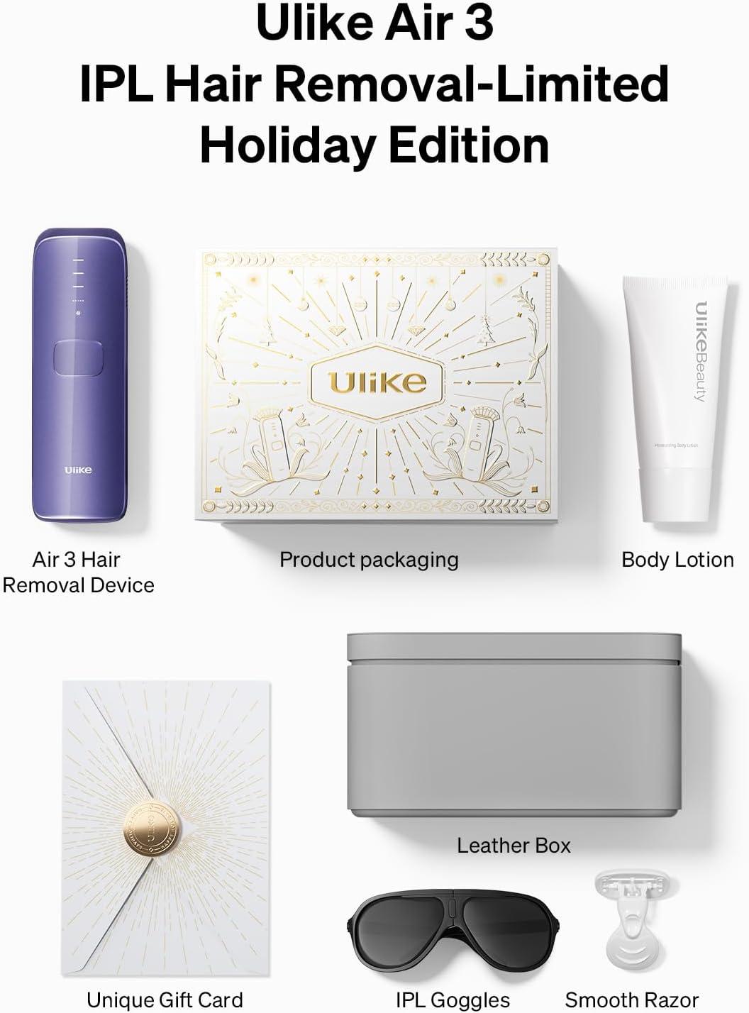 image:imageUlike Laser Hair Removal Air 3 IPL Hair Removal with Gift Set Sapphire IceCooling for Nearly Painless Treatment amp LongLasting Hair Removal Results Safe for Whole Body Use