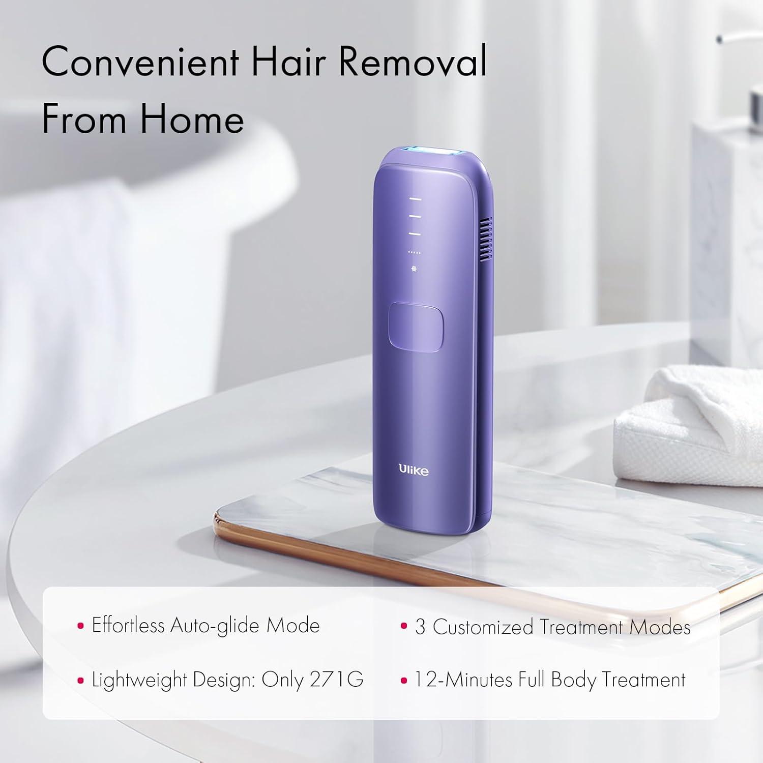 image:imageUlike Laser Hair Removal for Women and Men Air 3 IceCooling IPL Device Hair Removal for Nearly Painless amp LongLasting Results 3 Modes amp Auto Flashing for Fast Full Body Hair Removal from HomePurple
