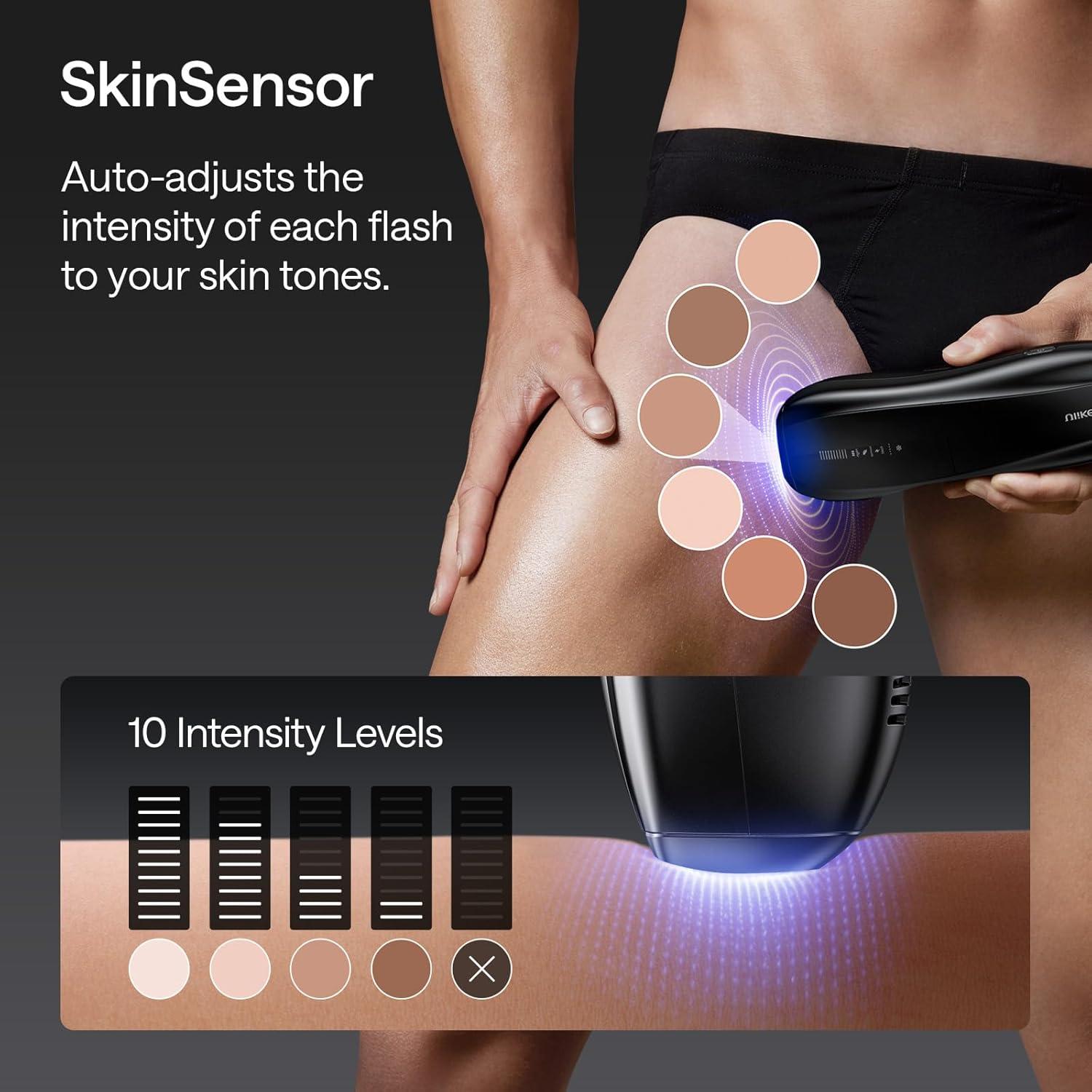 image:imageUlike X IPL Hair Removal Device Laser Hair Removal with IceCooling Dual Lights amp Skin Senor for Nearly Painless amp LongLasting Hair Removal 3 Modes Tailored for Stubborn Hair Gift for Smooth Skin