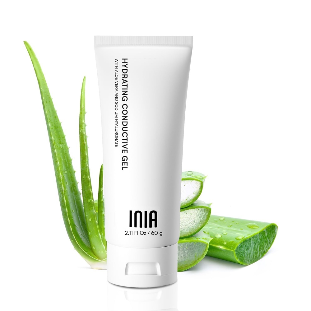 image:imageINIA Microcurrent Conductive Gel for Facial and Body Skin Care Machines Hydrating Gel Primer with Hyaluronic Acid for Women and Men 211 Fl Oz211 Fl Oz Pack of 1